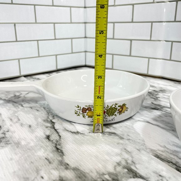 Vtg Set of 2 Corning Ware Spice O' Life Pans P-81-B La Sauge & P-83-B Le Persil - Picture 15 of 15